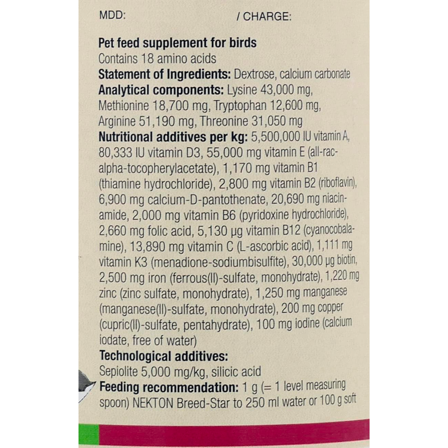 Nekton B-Komplex B Vitamin Bird Supplement (4)