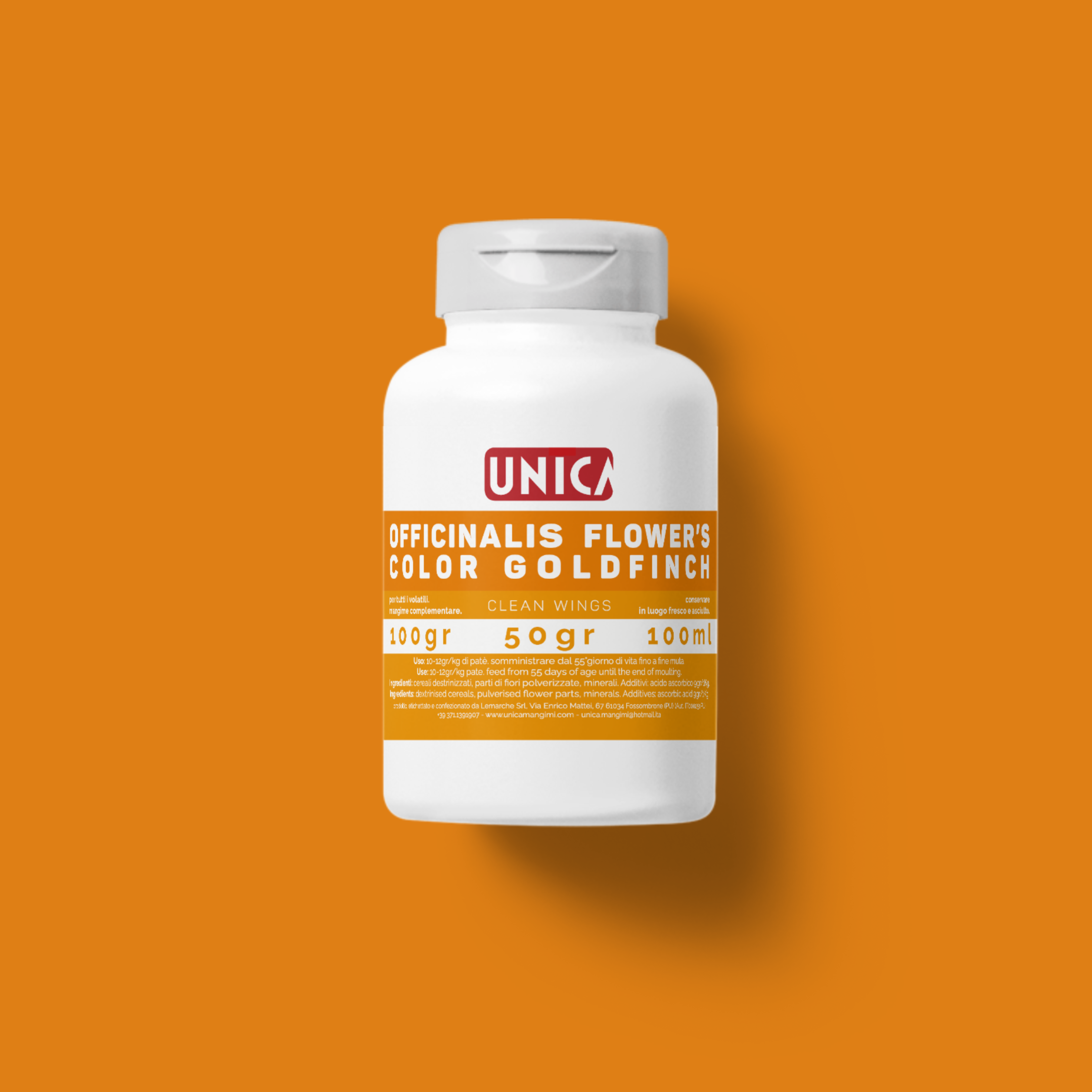 UNICA OFFICINALIS – FLOWER’S COLOR GOLDFINCH CLASSICO 100 GR.