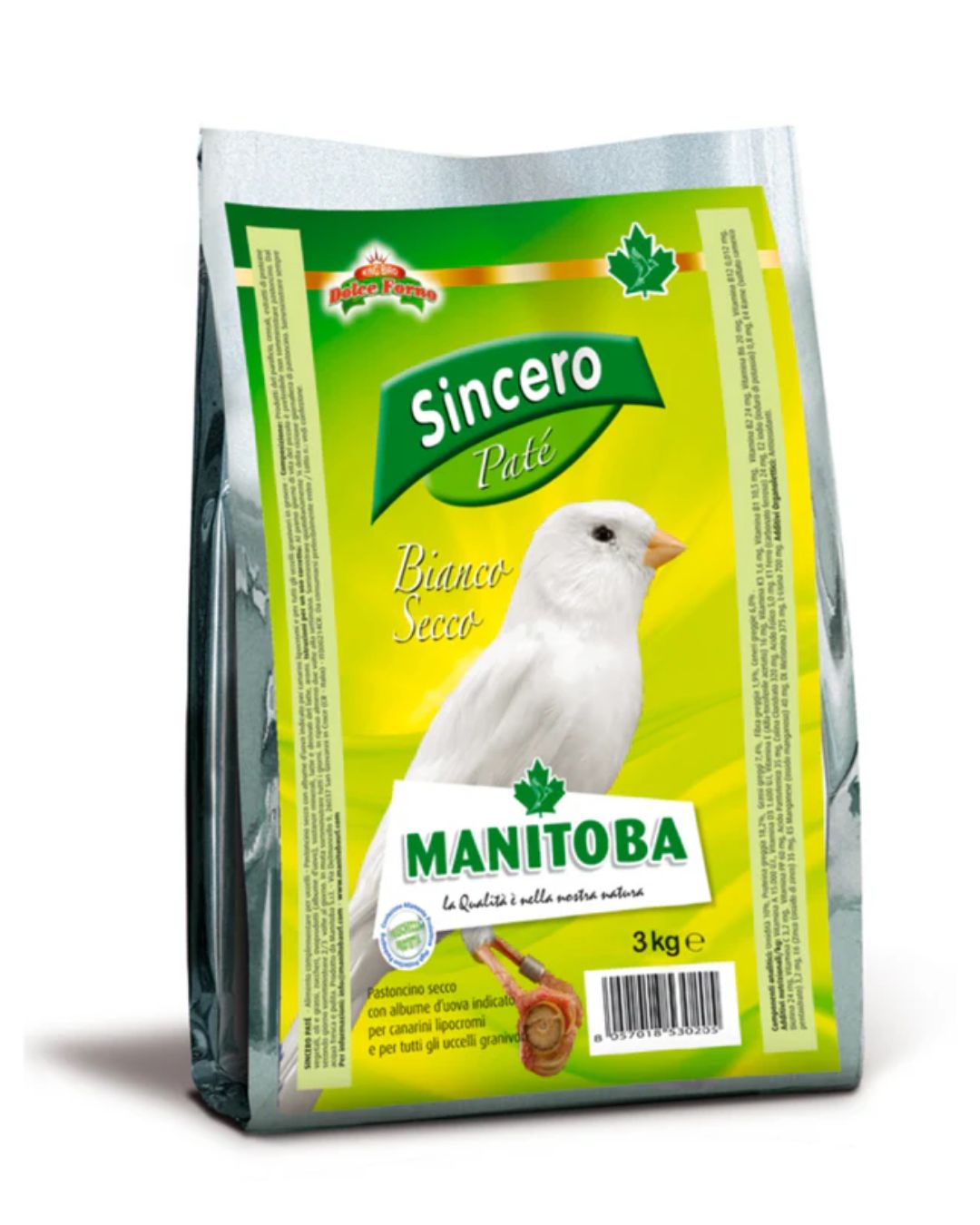 Manitoba Sincero Bianco Secco dry  3kg