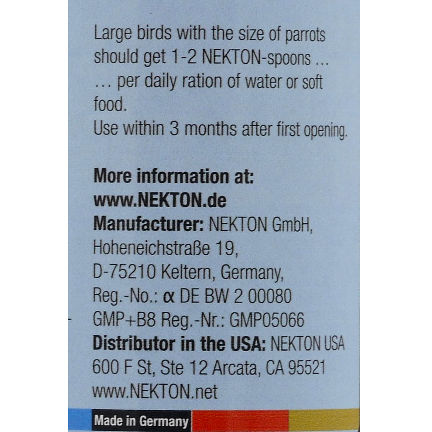 Nekton B-Komplex B Vitamin Bird Supplement (1)