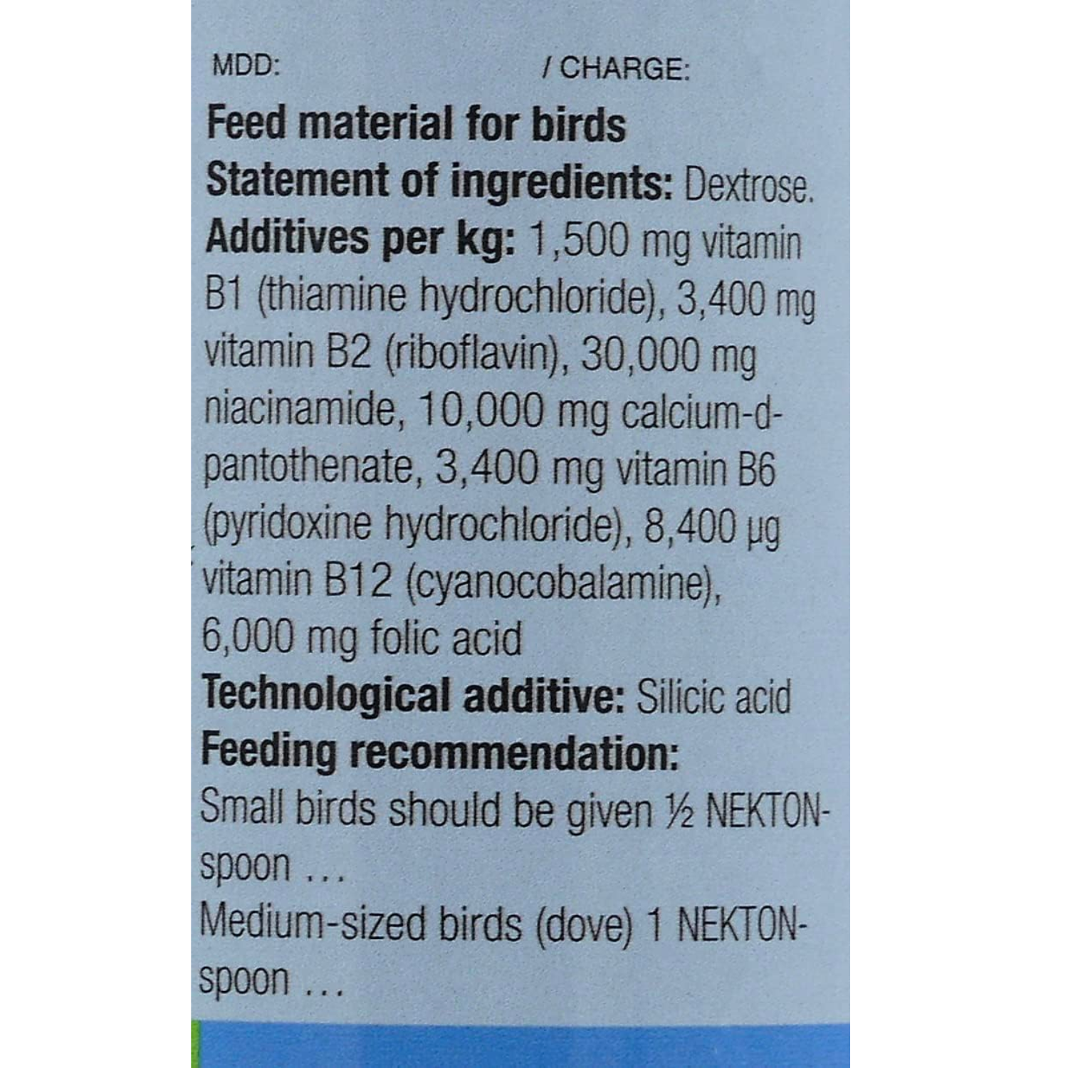 Nekton B-Komplex B Vitamin Bird Supplement