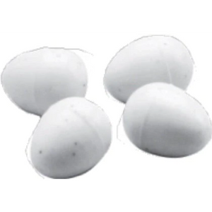 2GR SMALL FAKE EGGS WHITE 100 PACK ART. 10