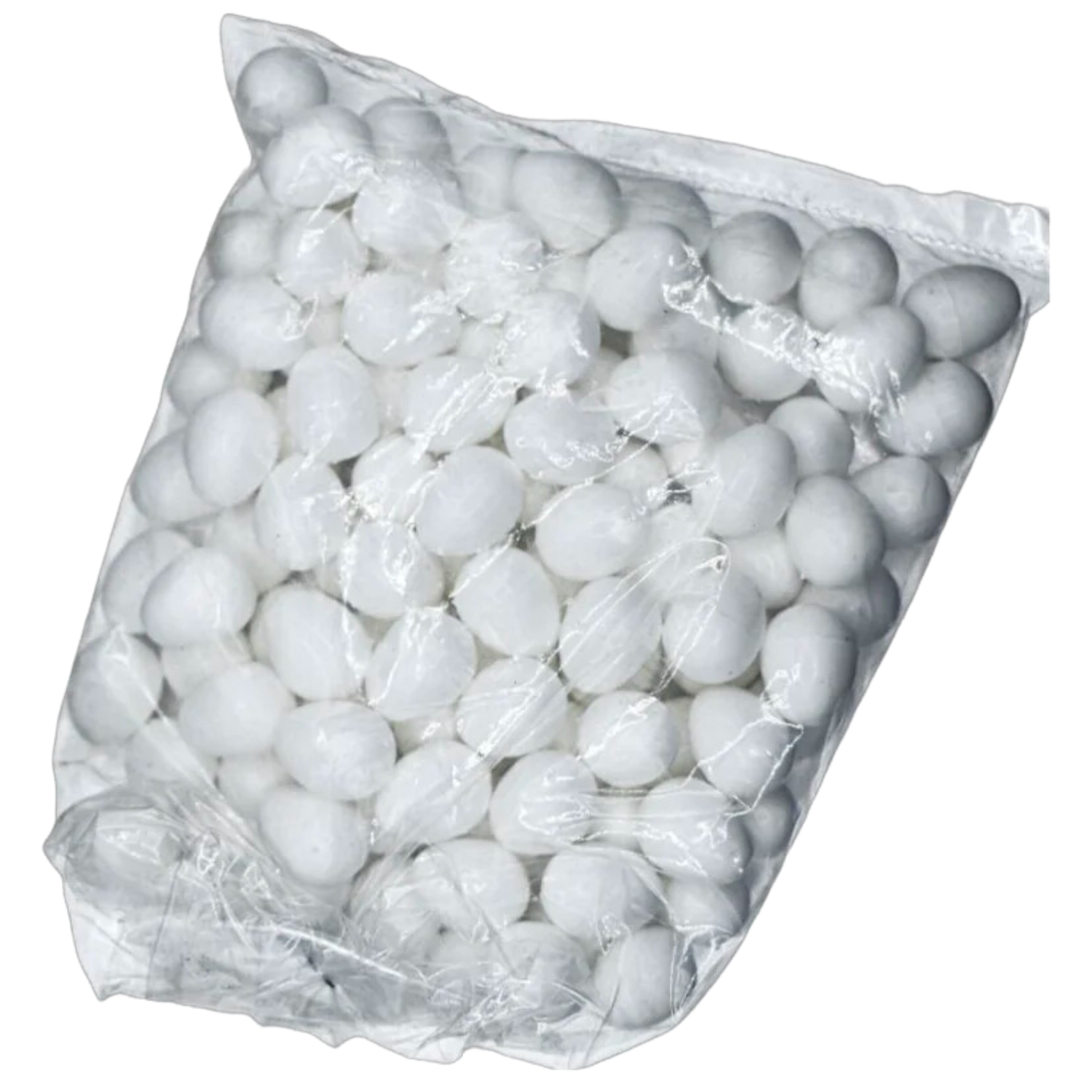 2GR SMALL FAKE EGGS WHITE 100 PACK ART. 10