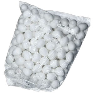 2GR SMALL FAKE EGGS WHITE 100 PACK ART. 10